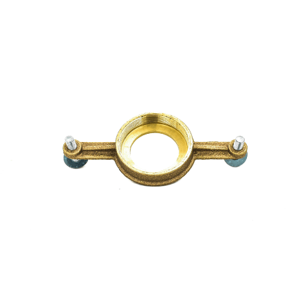 BRIDA PARA MINGITORIO BRONCE RUGO