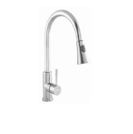 MONOMANDO FREGADERO 9432INOX NARIZ RETRACTIL INOX® URREA