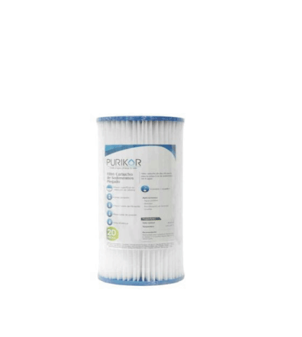 CARTUCHO POLI PLEGABLE 4.5X10 20MICRAS PURIKOR
