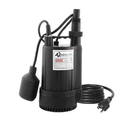 BOMBA SUMERGIBLE DE ACHIQUE SIGMA 110A 1/4HP 110V