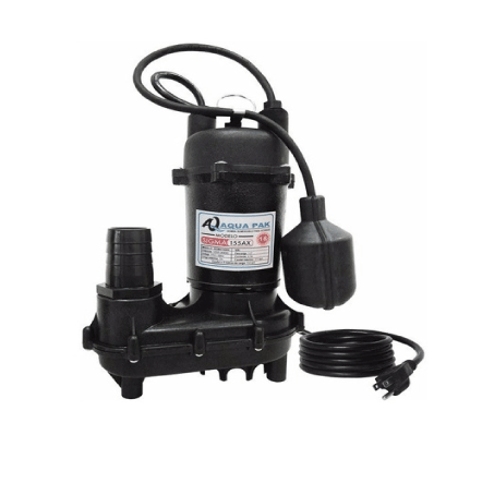 BOMBA SUMERGIBLE DE ACHIQUE SIGMA 155AX 1/2HP 110V